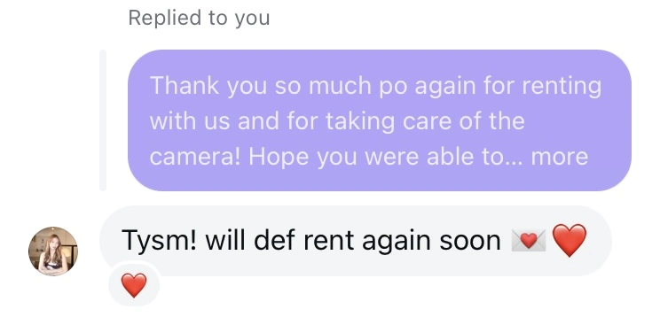 Renter Review Screenshot